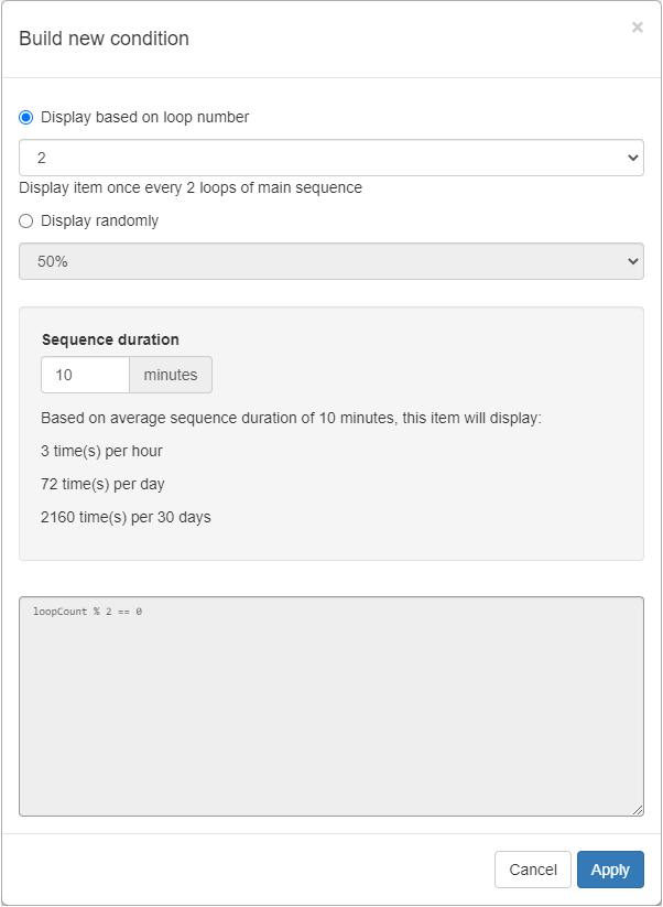 Signcloud Sequences 